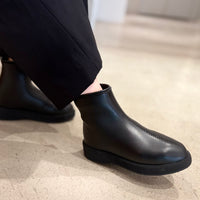 プラットフォームストレッチショートブーツ