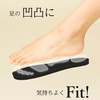 【全方位調節可能】4cmマシュマロフィットサンダル