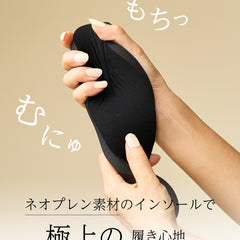 【全方位調節可能】4cmマシュマロフィットサンダル