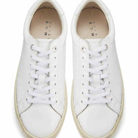 レースアップスニーカー (フェイクレザー)