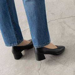 ステッチポインテッドパンプス