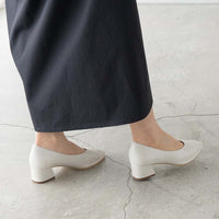 ステッチポインテッドパンプス