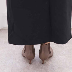 キトゥンヒールサイドゴアブーツ