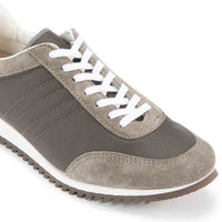 レザーコンビスニーカー