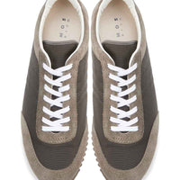 レザーコンビスニーカー