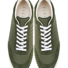 レザーコンビスニーカー