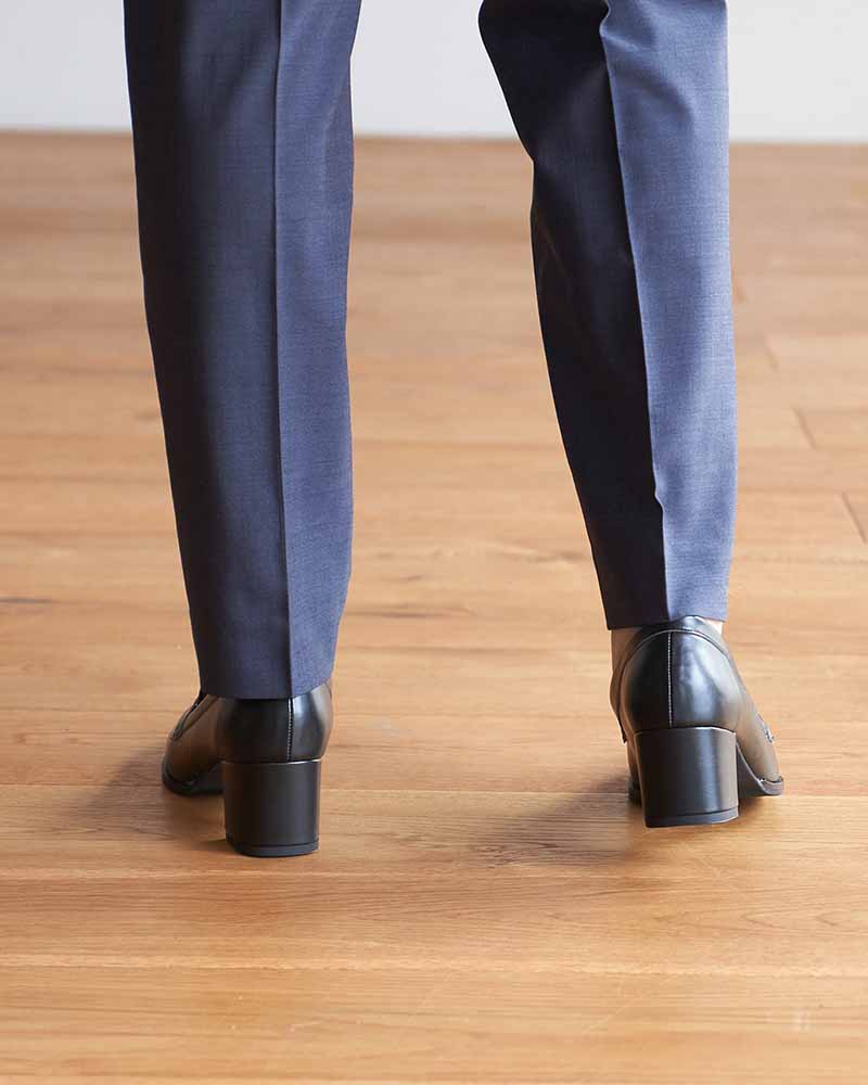 ヒールアップビットローファー