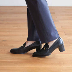 ヒールアップビットローファー