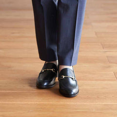 ヒールアップビットローファー