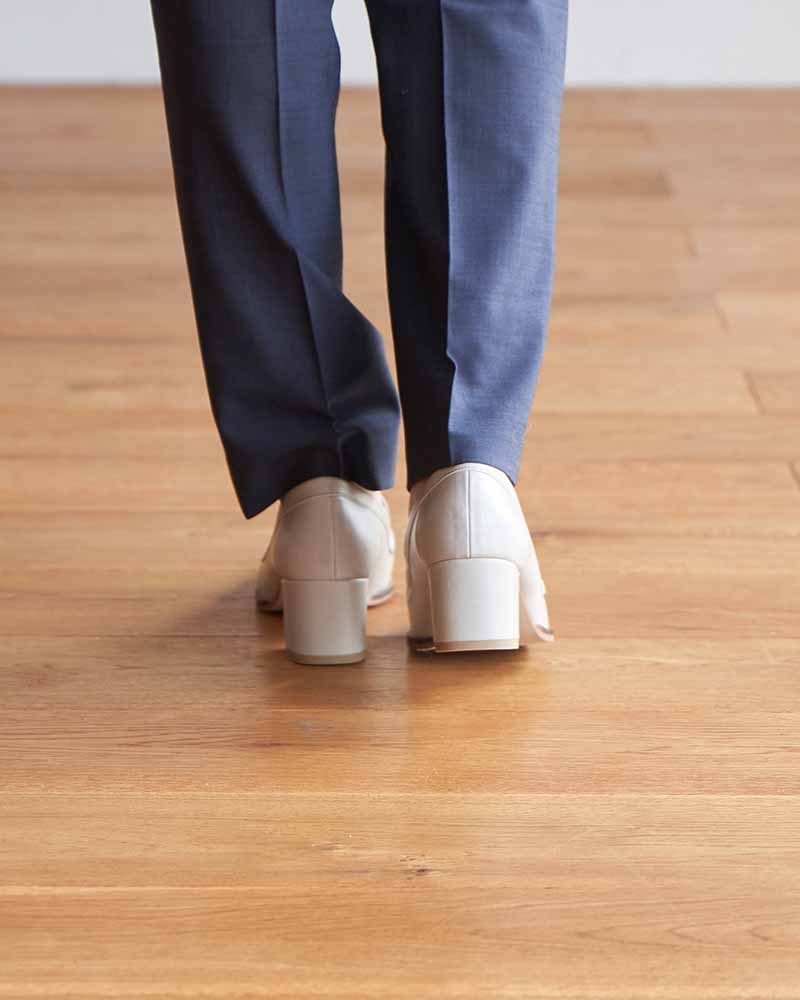 ヒールアップビットローファー