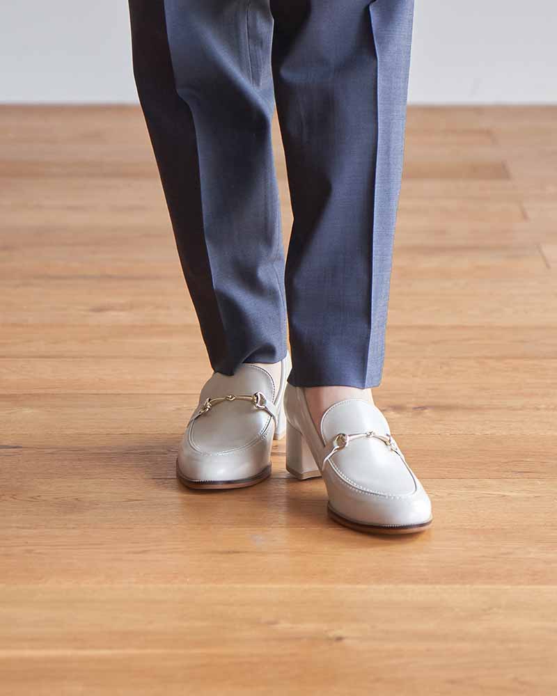 ヒールアップビットローファー