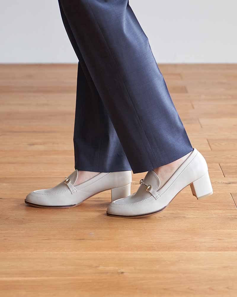 ヒールアップビットローファー