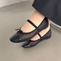 ストラップ付チュールバレエ