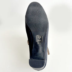 【マシュマロフィット】ビジューストラップパンプス