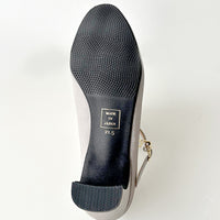 【マシュマロフィット】ビジューストラップパンプス