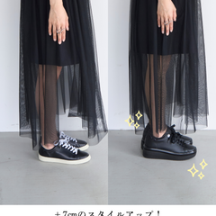 プラットフォームビジュースニーカー