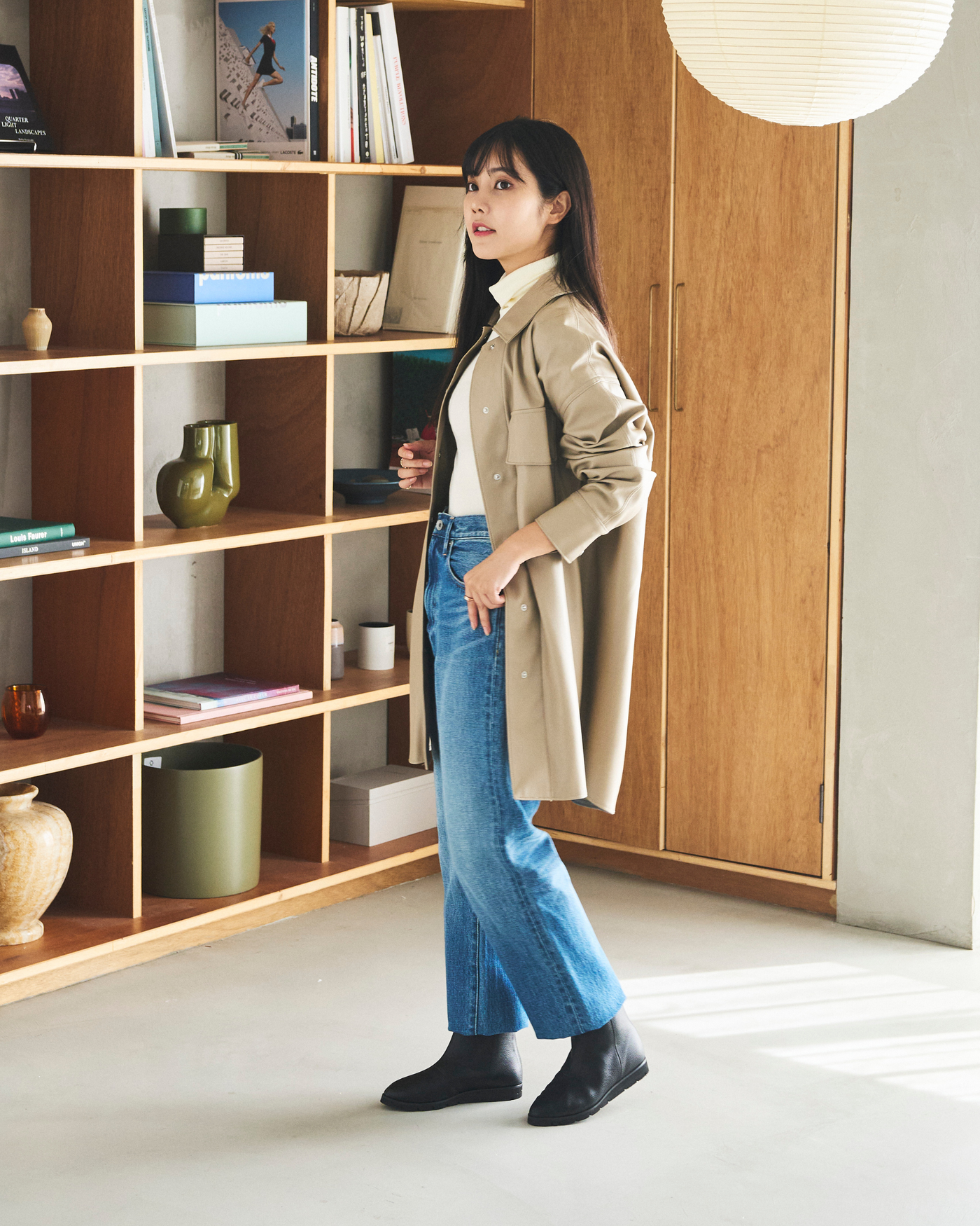 シンプルショートブーツ