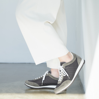 レザーコンビスニーカー