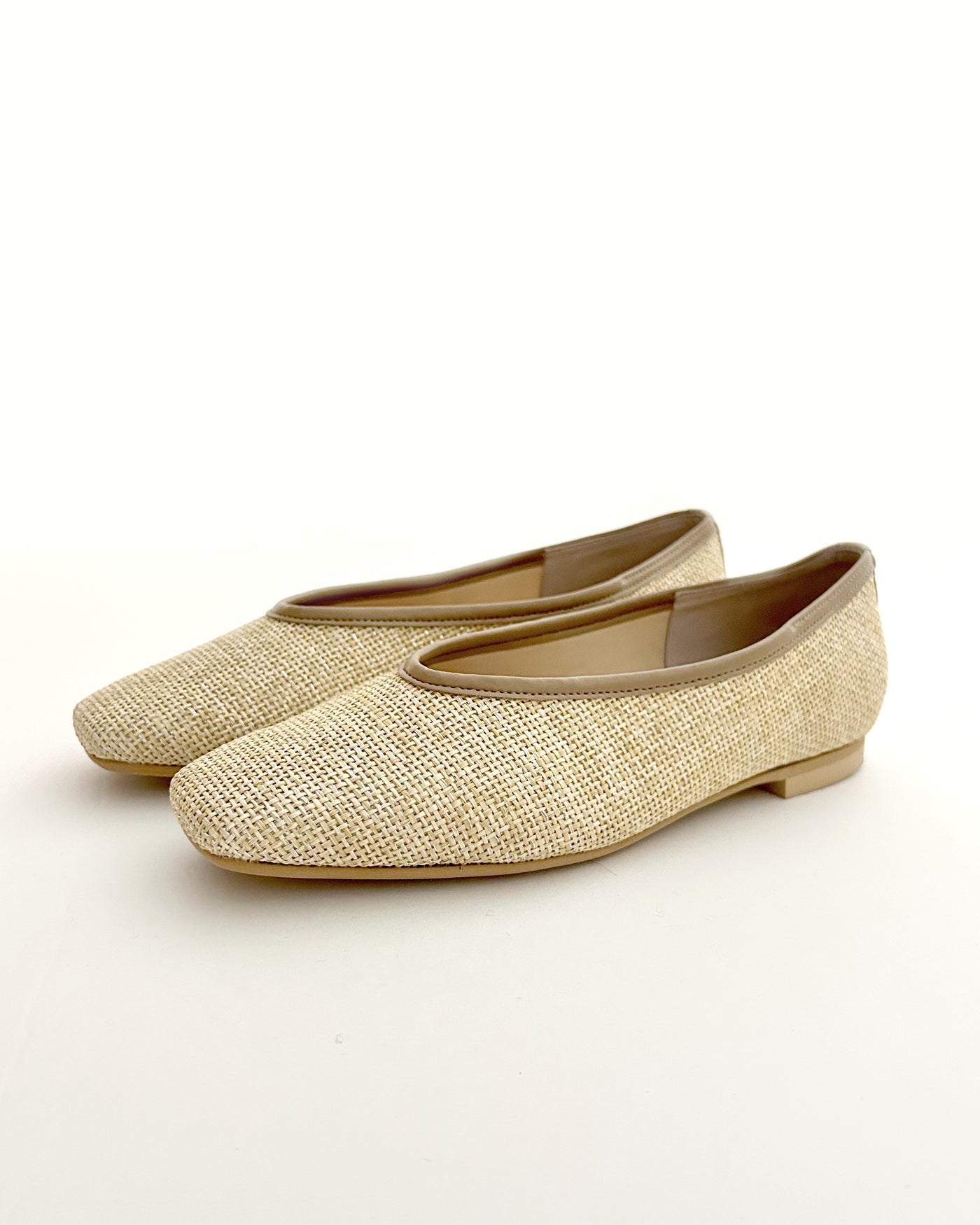 パナマフラットパンプス