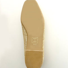 パナマフラットパンプス